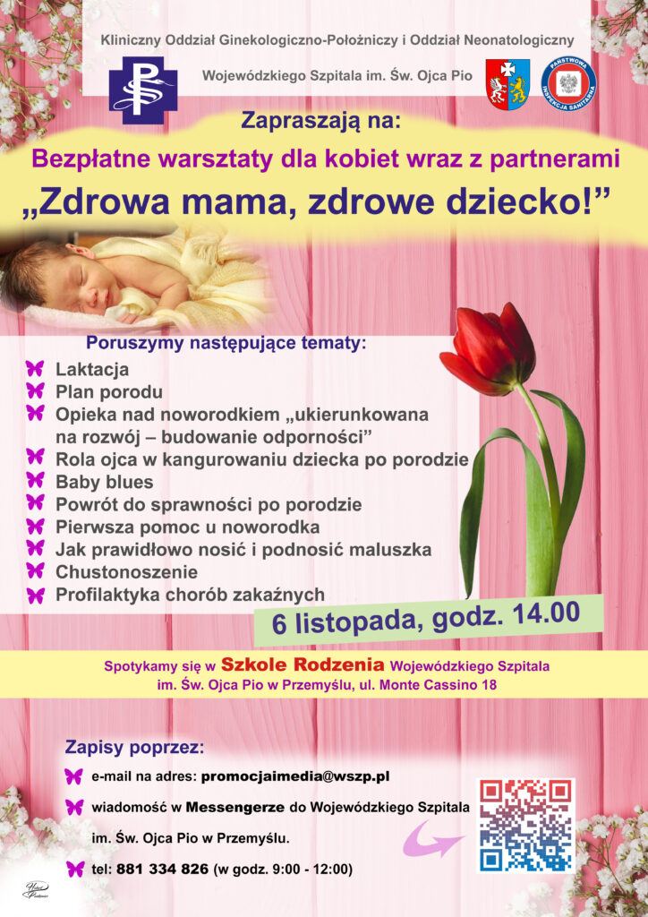 plakat z najważniejszymi informacjami