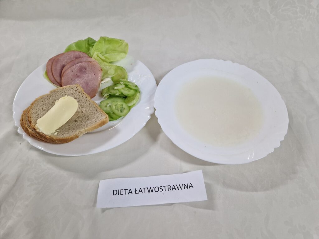 ogórek, wędlina, pieczywo, masło, zupa mleczna