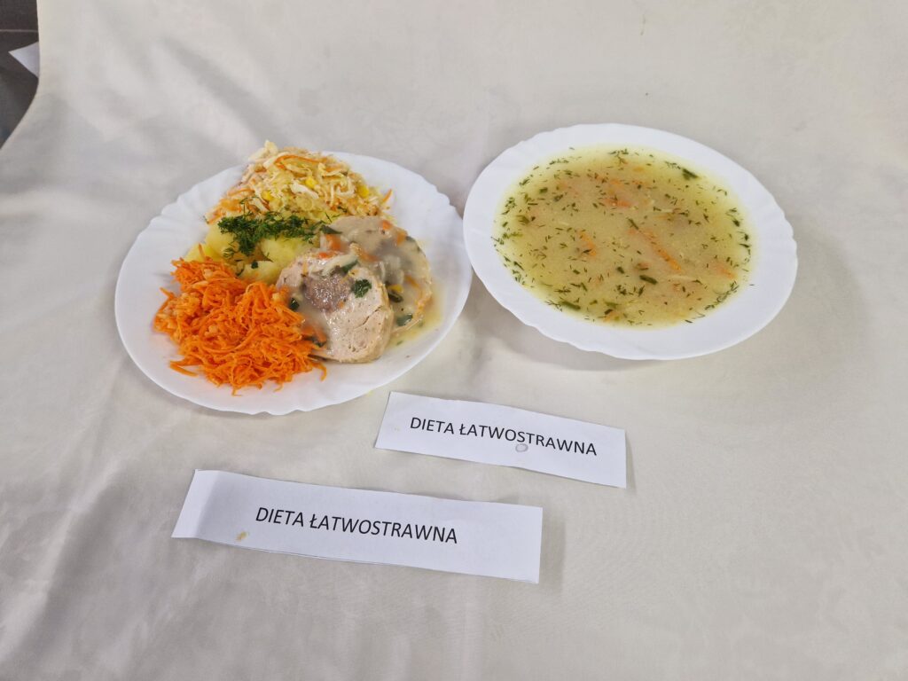 schab pieczony, ziemniaki, marchew