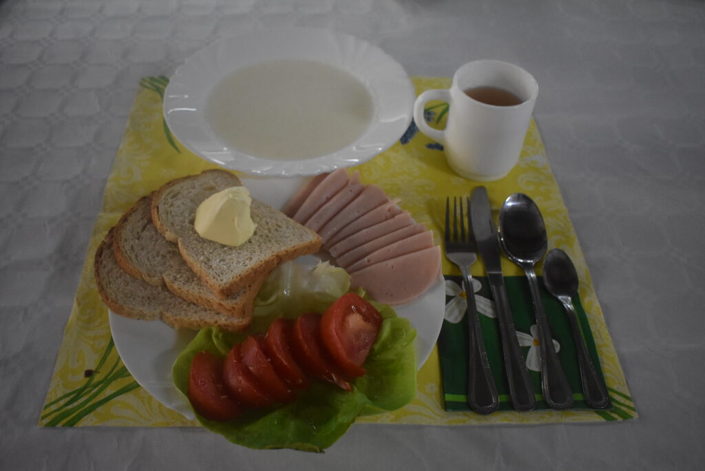 pomidor, masło, szynka