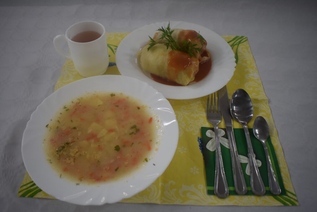gołąbki, zupa