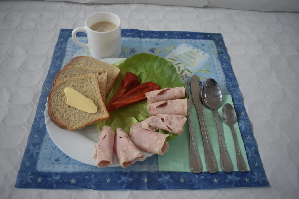 papryka, masło, szynka
