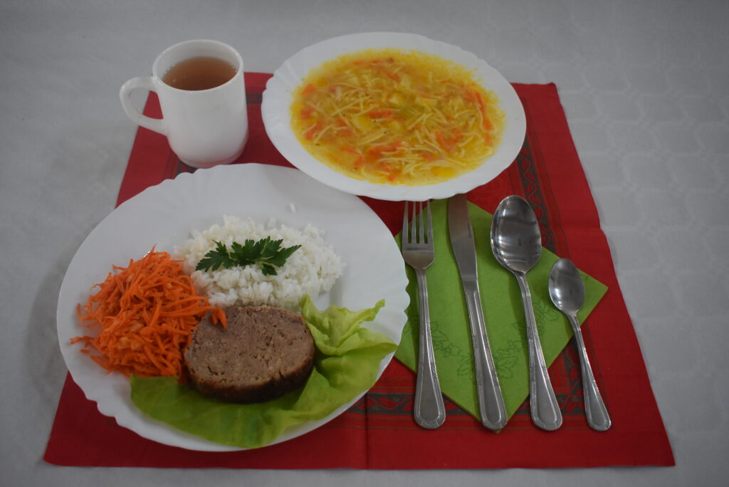 marchew, pieczeń, ryż