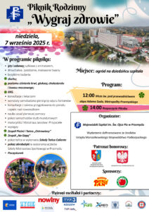 plakat promujący piknik - informacje zawarte są w artykule