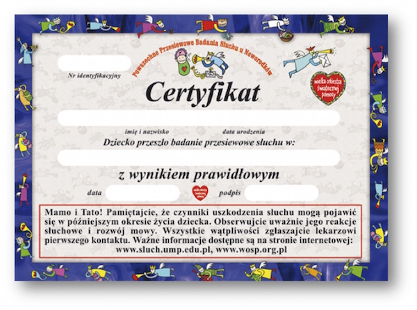 certyfikat