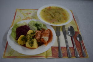 ogórek, ziemniaki, zupa