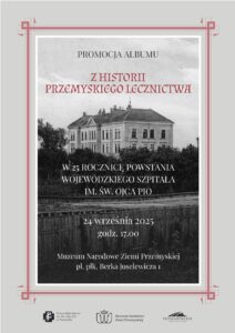 plakat promujący wydarzenie, na zdjęciu okładka albumu, pozostałe informacje w treści artykułu