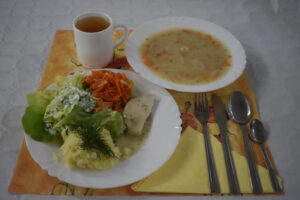 mizeria, ziemniaki, zupa