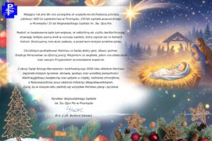 kartka z życzeniami, treść w artykule