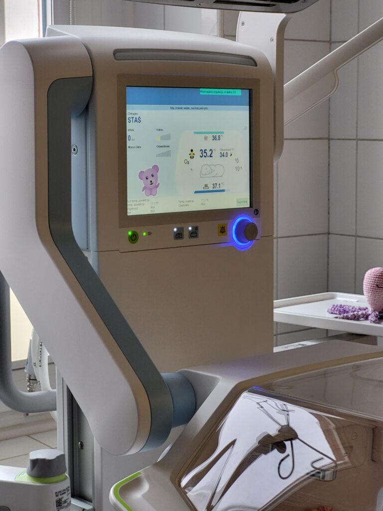 wyświetlacz na inkubatirze