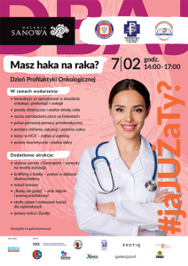plakat promujący akcję, informacje zostały zawarte w artykule