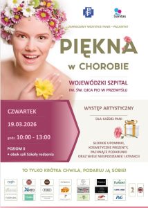 plakat promujący akcję, informacje w treści artykułu