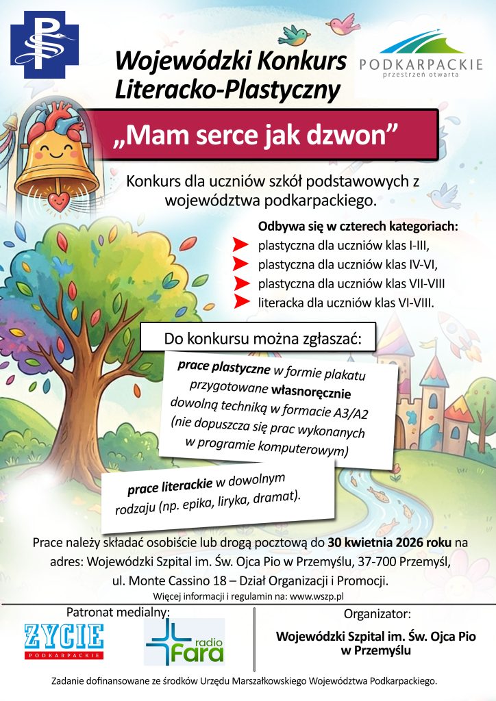 plakat promujący konkurs, informacje zawarte są w artykule
