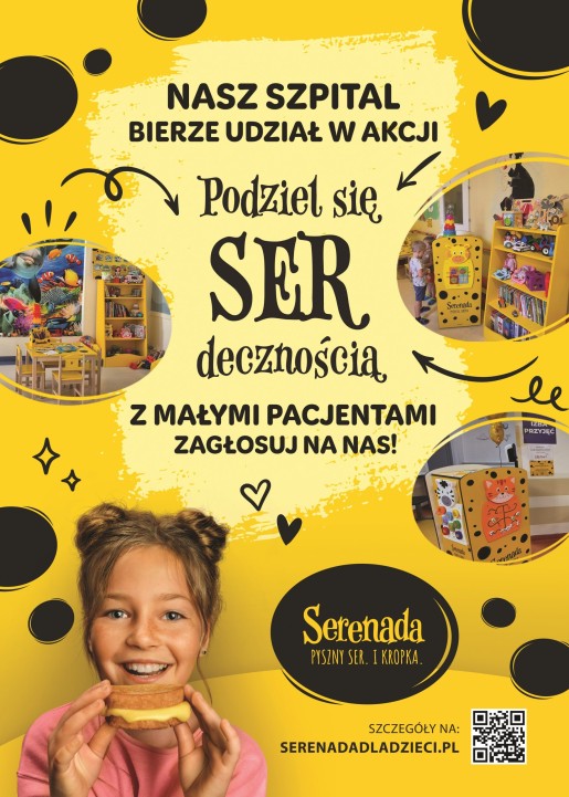 plakat promujący akcję z napisem Podziel się SERdecznością