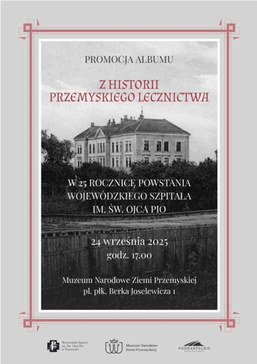 plakat promujący wydarzenie, na zdjęciu okładka albumu, pozostałe informacje w treści artykułu