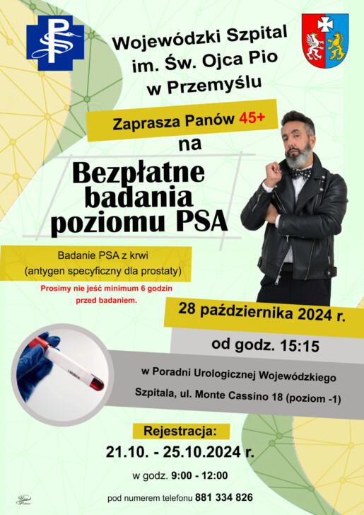 plakat z informacjami na temat rejestracji, informacje zawarte są w artykule